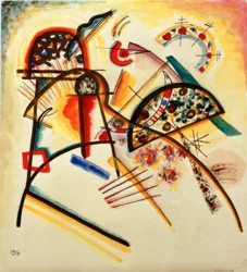 Komposition (vorherrschend rot, gelb, schwarz)